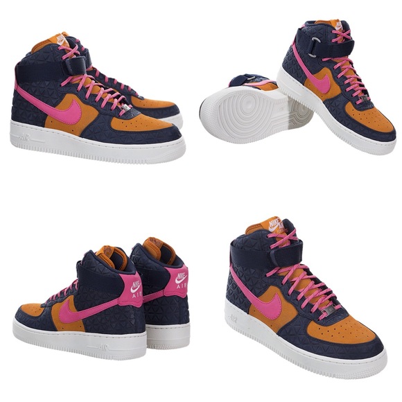 Nike Air Force 1 Suede High Top Sneakers - Picture 2 of 8